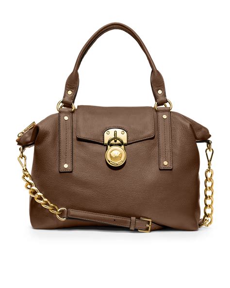 michael kors hamilton slouchy satchel|Hamilton Medium Leather Satchel .